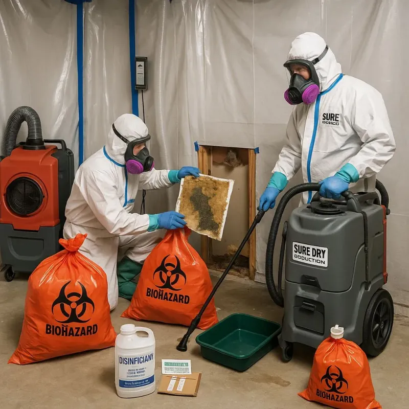 Contaminated Water Handling Protocols process in Garland, TX