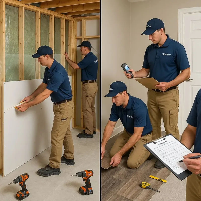 Repairs and Reconstruction process in Garland, TX