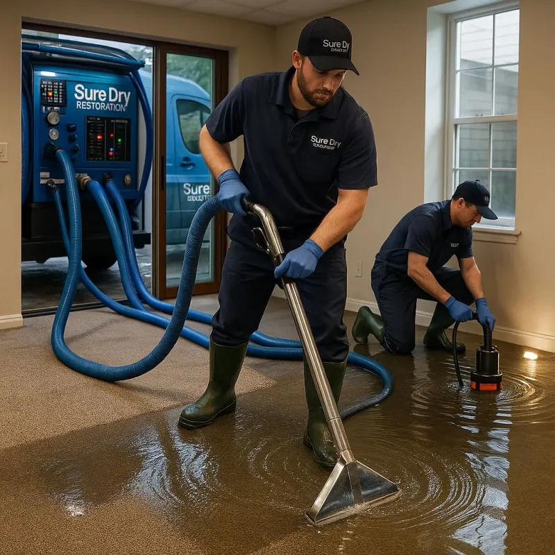 Water Extraction and Removal process in Garland, TX
